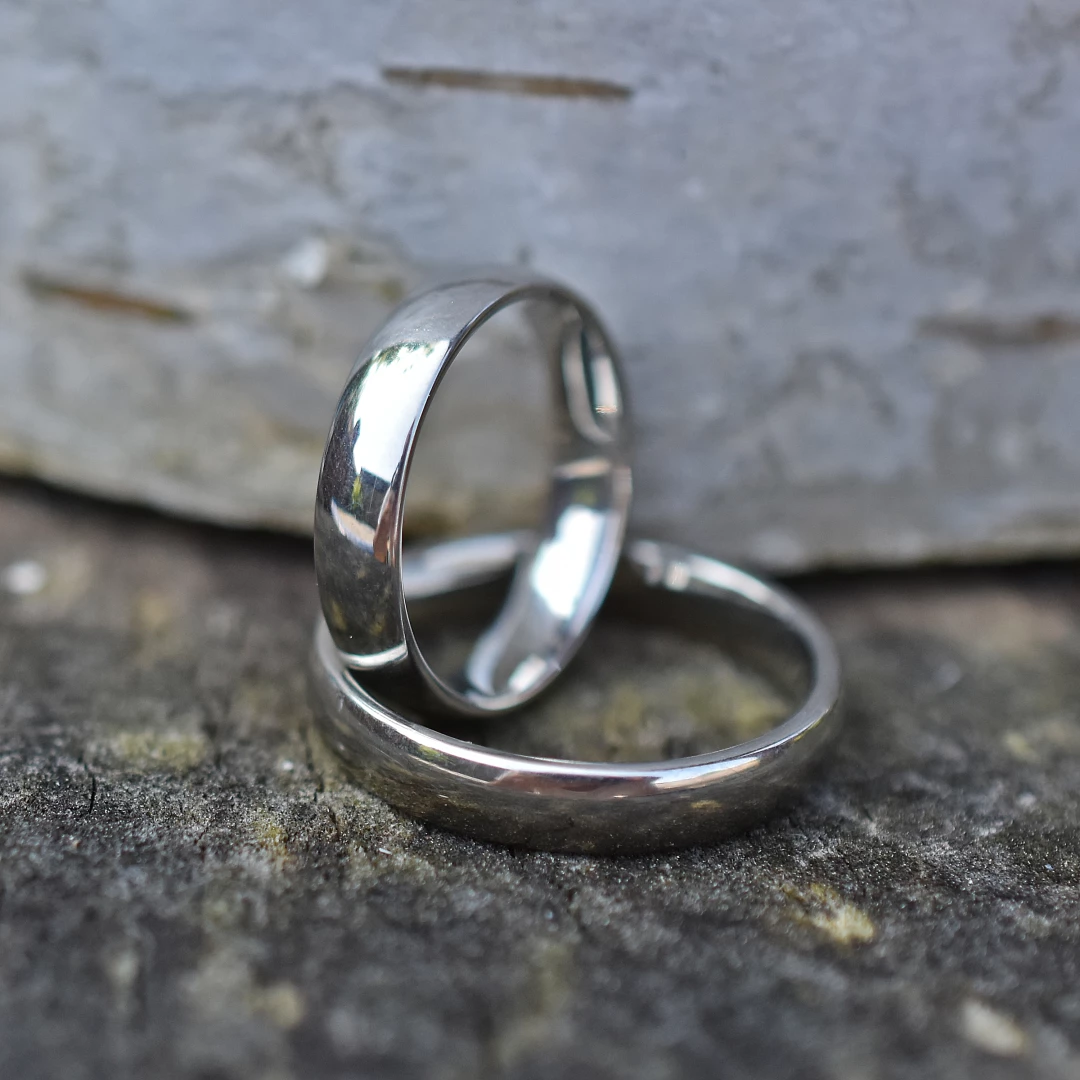 Ocelové snubní prsteny Elegant 69