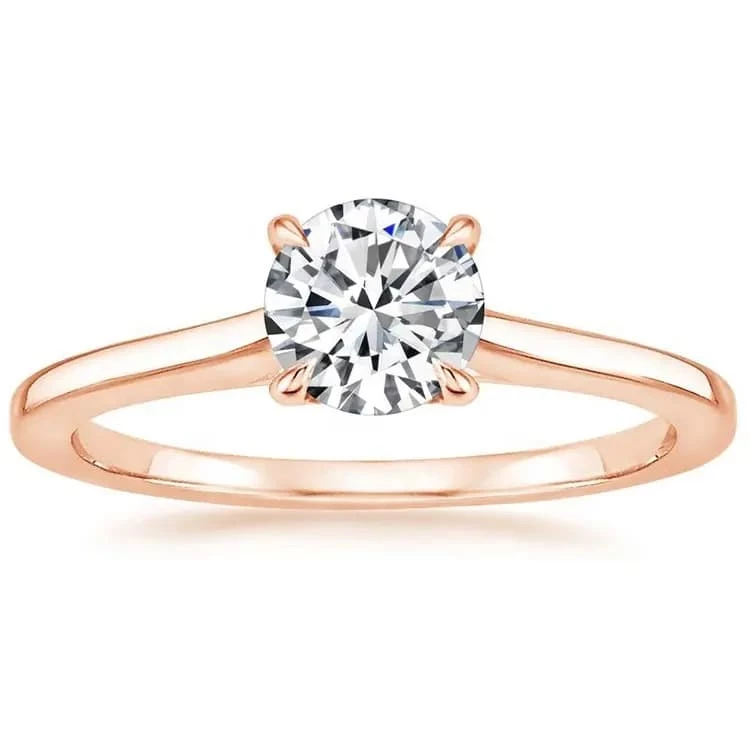 Stříbrný prsten rose gold Zopa 55