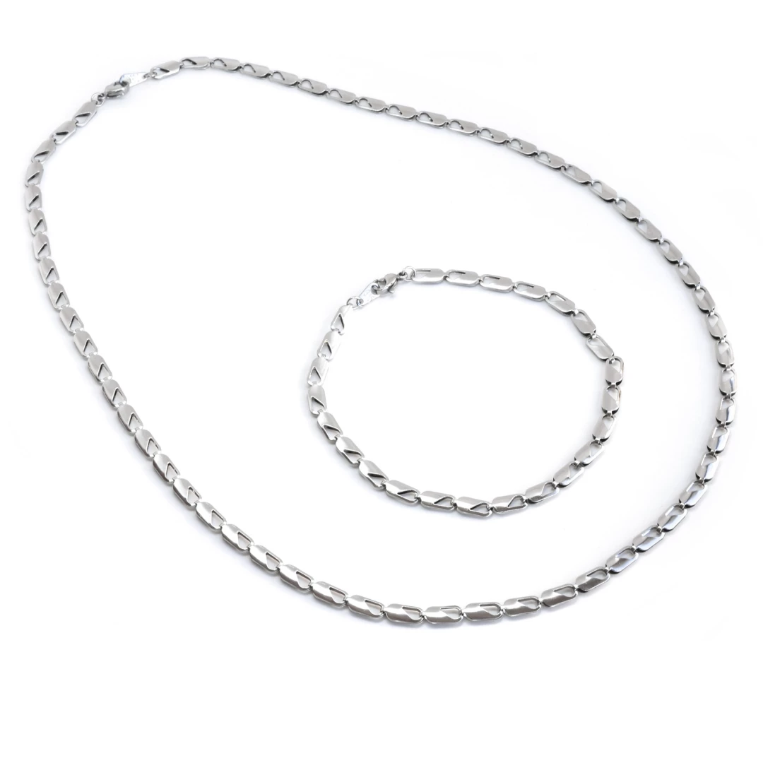 Ocelový náhrdelník 50 cm