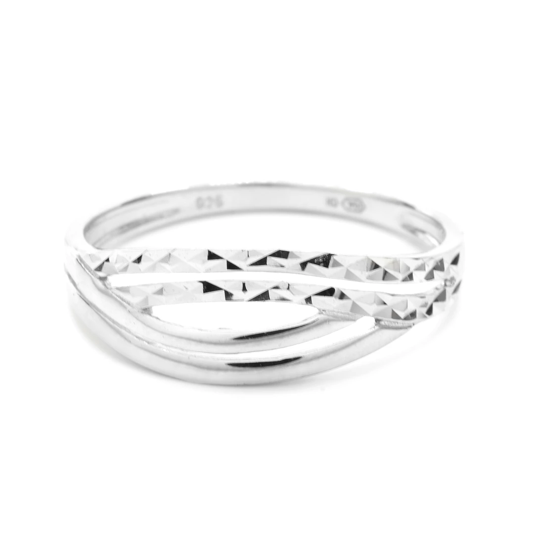 Jemný stříbrný prsten Dell 51