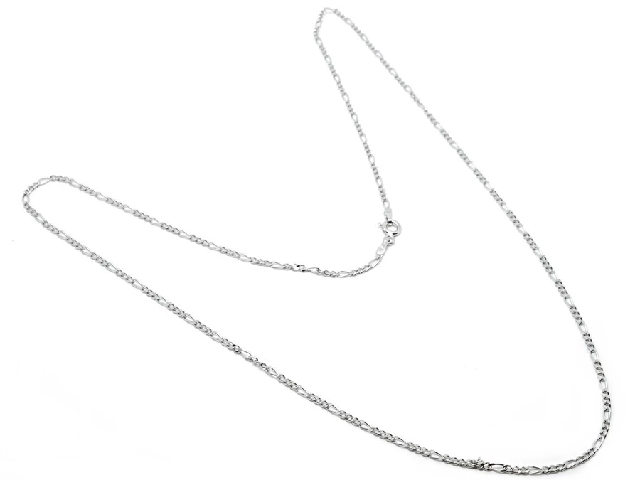 Stříbrný řetízek figaro 50 cm
