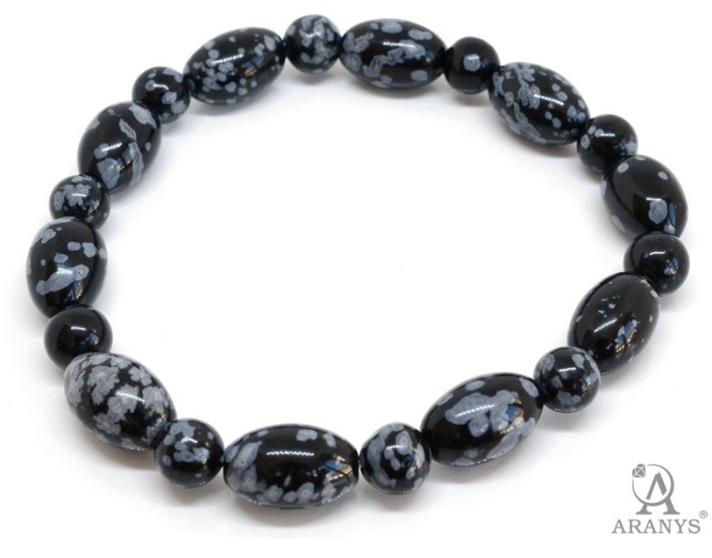 Náramek obsidián